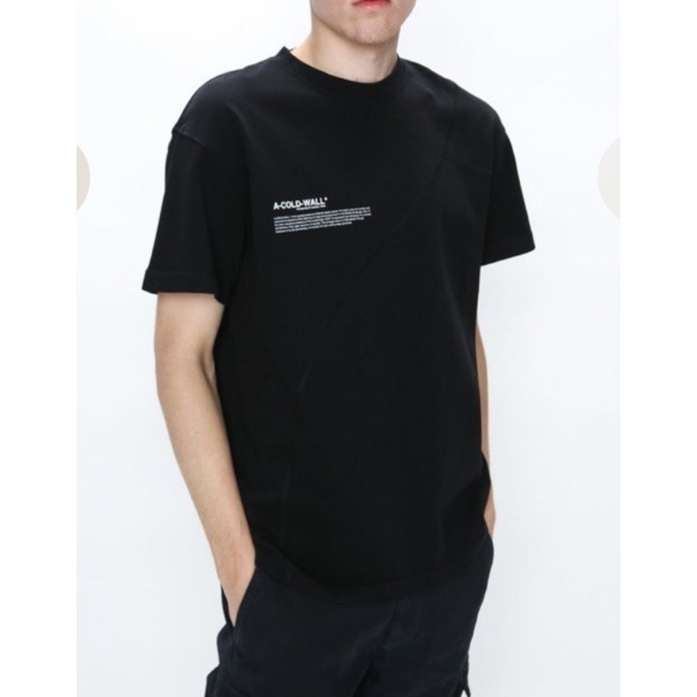 A-Cold-Wall Mission Statement T-shirt Black Men's Small